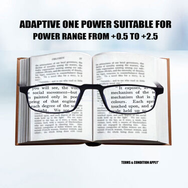 Durable Adaptive Power Reading Glasses - B1 G1 Free (UORG26)