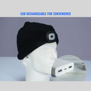 Winter Cap with Rechargeable Light (WCL1)