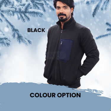 Pick Any 1 Multi Pocket Fleece Jacket With Digital Watch And leatherite Wallet Free (1FJ14)