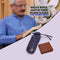 Rimless Bifocal Adaptive Power Reading Glasses + Free Leatherite Wallet (BORG4LW)