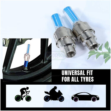 Pack of 4 Tyre Motion Lights For Bike, Cycle, Car (BTML4)