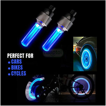 Pack of 4 Tyre Motion Lights For Bike, Cycle, Car (BTML4)