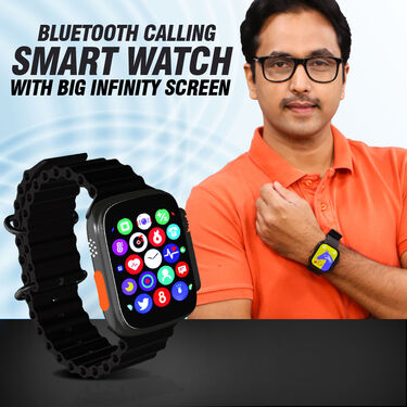 Bluetooth Calling Smartwatch with Big Infinity Screen (T700s)