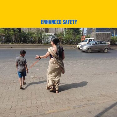 Child Safety Anti Lost Wrist Band (CALWB)