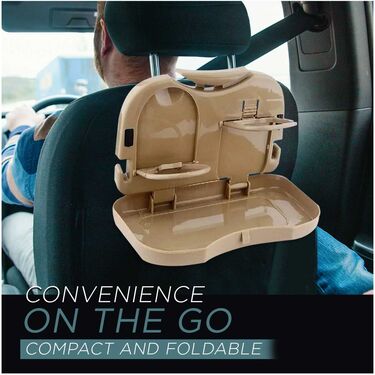 Car Back Seat Organizer Folding Food Tray