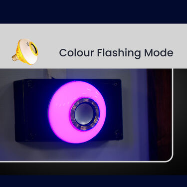 Colour Changing LED Bulb with Bluetooth Speaker & Remote (CBSR)