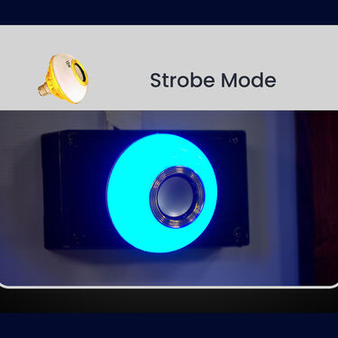 Colour Changing LED Bulb with Bluetooth Speaker & Remote (CBSR)