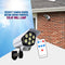 Dummy Security Camera-Shaped Motion Sensor Powerful Solar Outdoor Lamp (D35)
