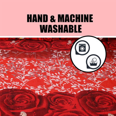 Red Rose Double Bed Sheet Set (DBS8)