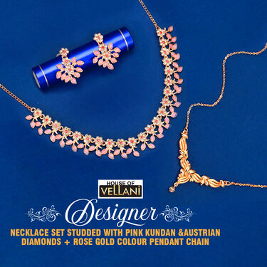 Designer Necklace Set with Pendant Chain (NP1)