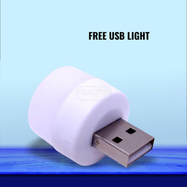 Rechargeable Height Adjustable Fan with Free USB Light (EF13)