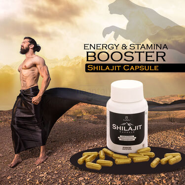 Energy & Stamina Booster Shilajit Capsule (HS02)