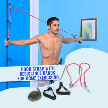 Door Strap With Resistance Bands For Home Exercising (FAS44)