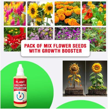 Flower Seeds With Plant Growth Stimulant (FSPGS)