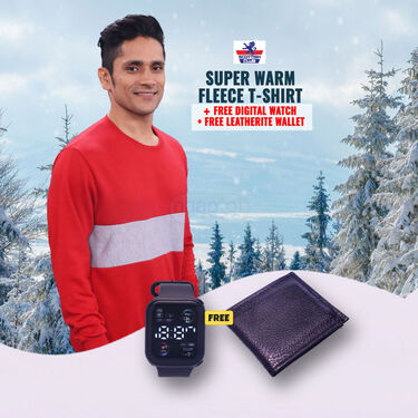 Pick Any 1 Fleece T shirt With Watch and Wallet Free(FTC1)