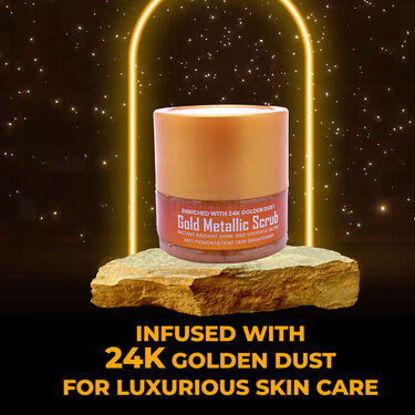 Gold Metallic Scrub for Men