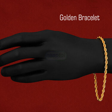 Golden Watch + Photo Frame Pendant + Golden Chain + Golden Bracelet + Ring (MGWCBRP1)