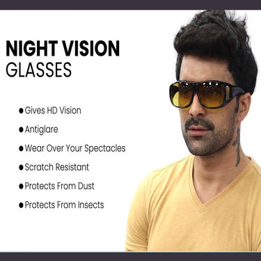 Day & Night 2 HD Vision Wrap Around Goggles