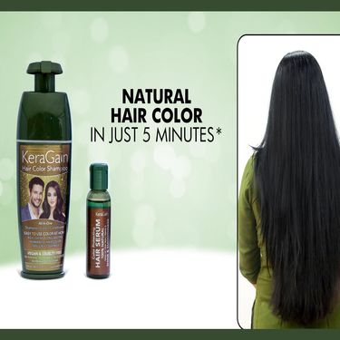 Keragain Hair Color Shampoo & Color Protecting Hair Serum
