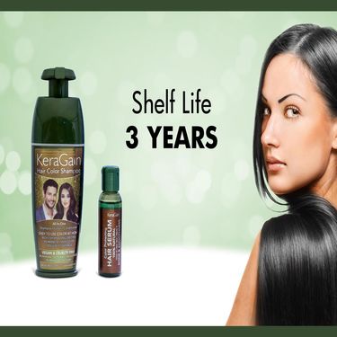 Keragain Hair Color Shampoo & Color Protecting Hair Serum