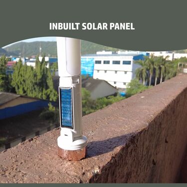 Rechargeable Foldable Triple Leaf Hook Solar Torch (L41)