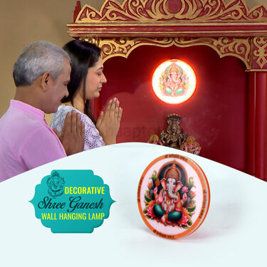 Decorative Ganesh Wall Hanging Lamp (L71)
