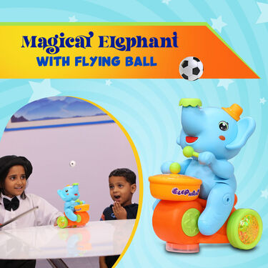 Magical Elephant with Flying Ball