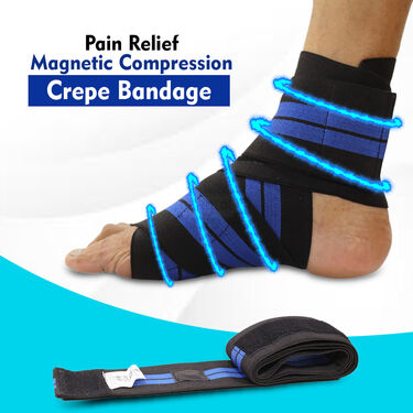 Pain Relief Magnetic Compression Crepe Bandage (PRS85)