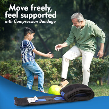 Pain Relief Magnetic Compression Crepe Bandage (PRS85)
