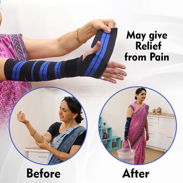 Pain Relief Magnetic Compression Crepe Bandage (PRS85)