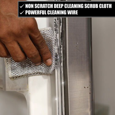 Non-Scratch Wire Mesh Cleaning Cloth Pack Of 4
