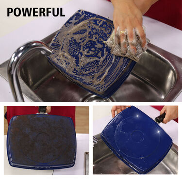 Non-Scratch Wire Mesh Cleaning Cloth Pack Of 4