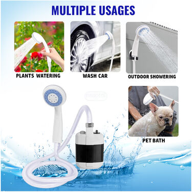 Portable & Rechargeable Bath Shower (PRBS)