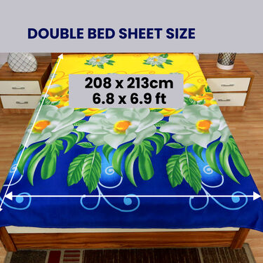 Pack of 10 Mega Double Bedsheet Combo with Double Bed Mattress Protector Free (10BSDMP)
