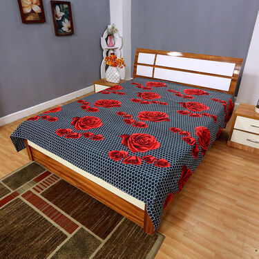 Pack of 10 Mega Double Bedsheet Combo with Double Bed Mattress Protector Free (10BSDMP)