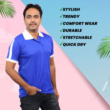 Pack of 5 Designer Collar T-shirts (5PT10)