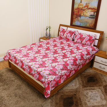 Pack of 5 Elegant Double Bedsheets Set with 1 Bedsheet Set Free (5BS9+1)