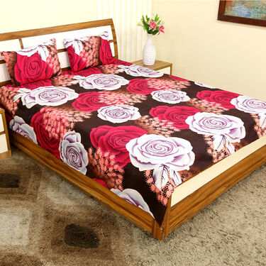 Pack of 8 Blossom Collection Double Bedsheets Set (8BS50)