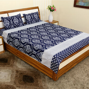 Pack of 8 Blossom Collection Double Bedsheets Set (8BS50)