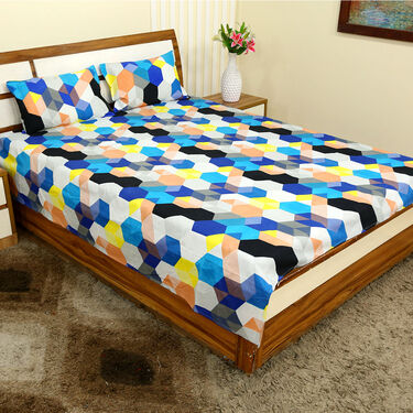 Pack of 8 Blossom Collection Double Bedsheets Set (8BS50)