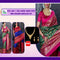 Pick Any 1 Foil Work Silk Saree with Free Golden Necklace Set (FPS13)