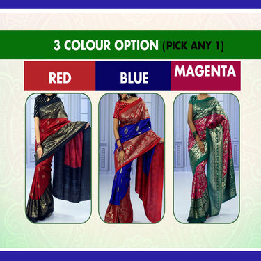 Pick Any 1 Foil Work Saree by Pakhi (FPS4)