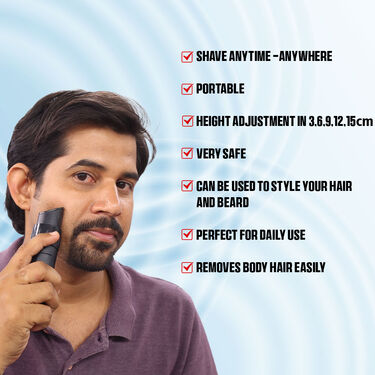 Pocket Powerbank + Men's Hair Trimmer + Free Fan + Free Light (PB7)