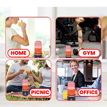 Rechargeable Portable Blender - Make Juices & Milkshakes in seconds (MJ1)