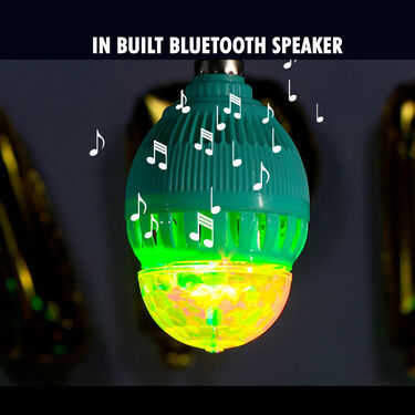 Rotating Colour Changing BT Speaker Bulb (CBSR6)
