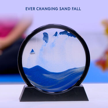 Moving Sand Art Glass showpiece (SAS1)