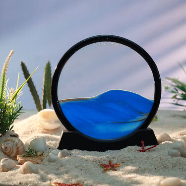 Moving Sand Art Glass showpiece (SAS1)