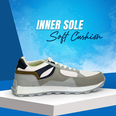 Pick Any 1 Stylish  Sport Shoes and Free Golden Stretchable Watch (SSC11)