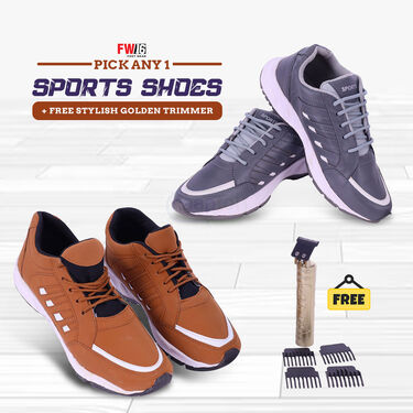 Pick Anyone Sports Shoe With Free Trimmer (SSC24)