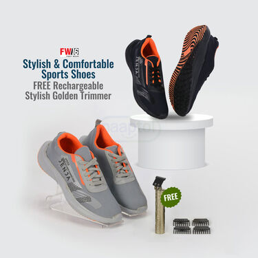 Pick Anyone Stylish Sports Shoes With Free Trimmer (SSC26)